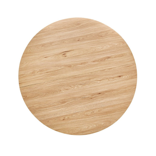 English Elm Round Foldable Mdf Dining Table with Radial Legs for Small Space Bistro Interiors Oak W3493P462093
