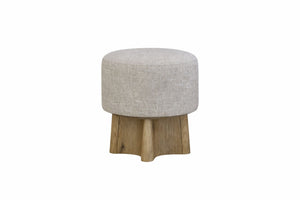 English Elm English Knotty Oak Veneer Console Bar with Upholstered Stools for Modern Living B2699P440883
