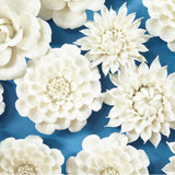 Flourishing Flowers Decor Off White Glaze 09108 Cyan Design