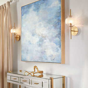 Drifting Gold Sculpture Gold Leaf 09132 Cyan Design