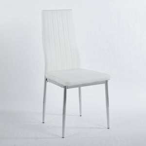 English Elm 1+4,5Pieces Mid-Century Dining Set With Glass Top - Stylish Table & Versatile Accent For 4-6 Guests W234S00131