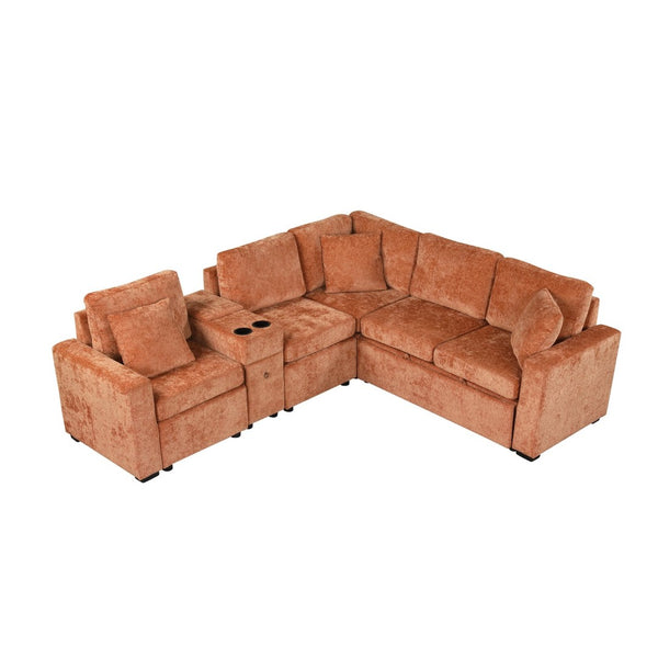 English Elm Swivel Barrel Accent Chair Chenille Tufted Round Club Seat for Living Room Lounge N719S002260G