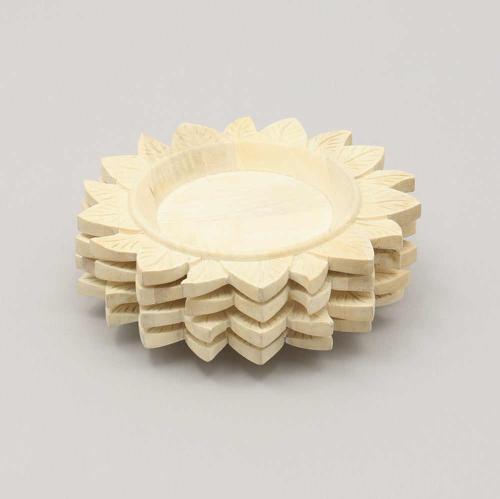 English Elm Handcrafted 13" Wooden Charger Plate - Rustic Eco-Friendly Tableware For Elegant Dining Experiences B346P321279