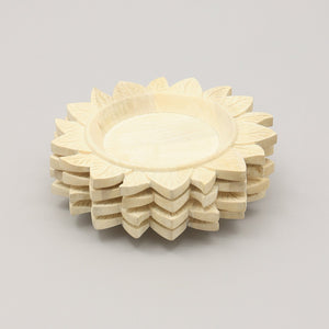 English Elm Handcrafted 13" Wooden Charger Plate - Rustic Eco-Friendly Tableware For Elegant Dining Experiences B346P321279