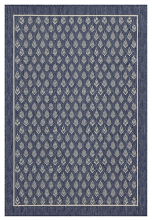 English Elm Sunshine Blue Indoor/Outdoor Area Rug - Durable, Stain-Resistant, 5'3" X 7'3" For Busy Spaces B186P198872-GIGA