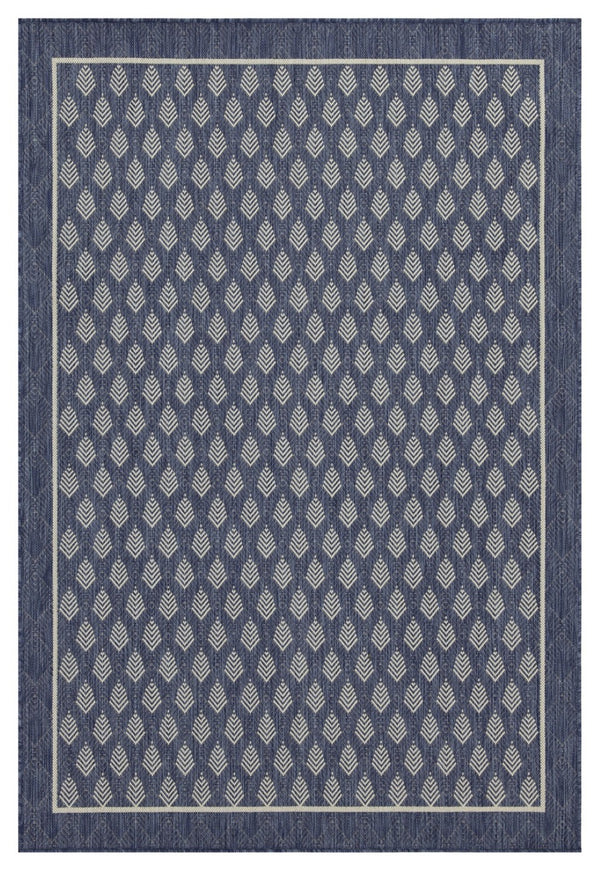 English Elm Sunshine Blue Indoor/Outdoor Area Rug - Durable, Stain-Resistant, 5'3" X 7'3" For Busy Spaces B186P198872-GIGA