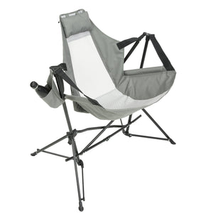English Elm Hammock Camping Chair Set - Portable Rocking Recliner With Pillow, Cup Holder & Carry Bag For Outdoors W640P147222