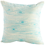 Pillow Cover - 18 x 18 | Turquoise/White 09391-1 Turquoise/White 09380-1 Cyan Design