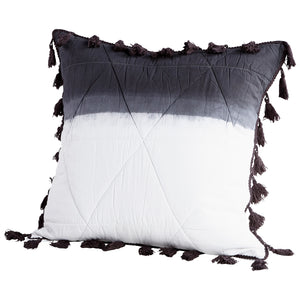 Pillow Cover - 18 x 18 | Black and White 09409-1 Black and White 09398-1 Cyan Design