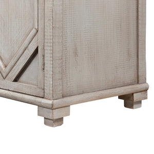 English Elm Colette Reclaimed Pine Six Door Sideboard Wide Farmhouse Storage for Dining Rooms B2719P489278
