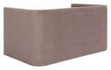 Trippel Loveseat Taupe 110306 Zuo Modern