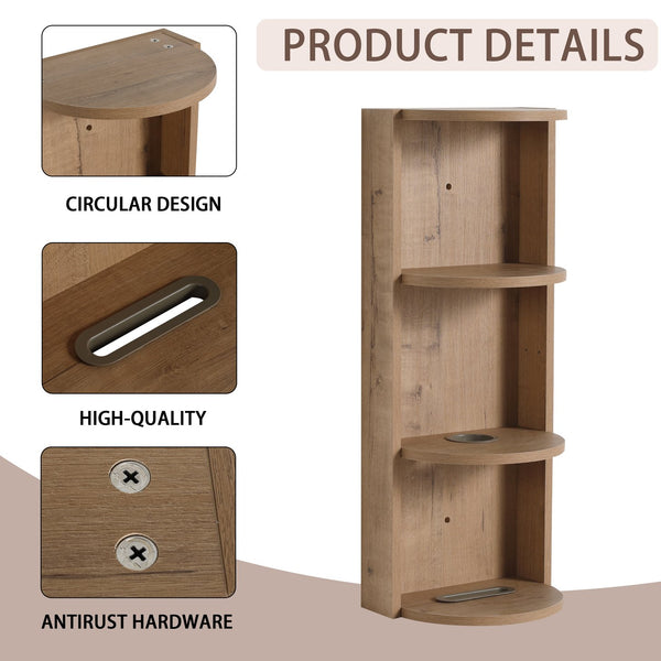 English Elm 36'' Freestanding Bathroom Vanity With Ceramic Sink, Soft-Close Doors & Stylish Storage Solutions W999S00403
