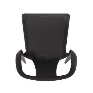 English Elm Christopher Knight Home® - ORCHID Weather-Resistant Outdoor Chair with Curved Backrest, Durable Polypropylene Blend for Patio Comfort Black 32.5 L x 24 W x 20.5 H 68373.00BLK