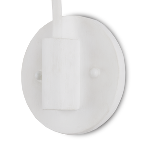 Basket White Swing-Arm Wall Sconce: Chic Coastal Design with Natural Woven Shade & Iron Frame