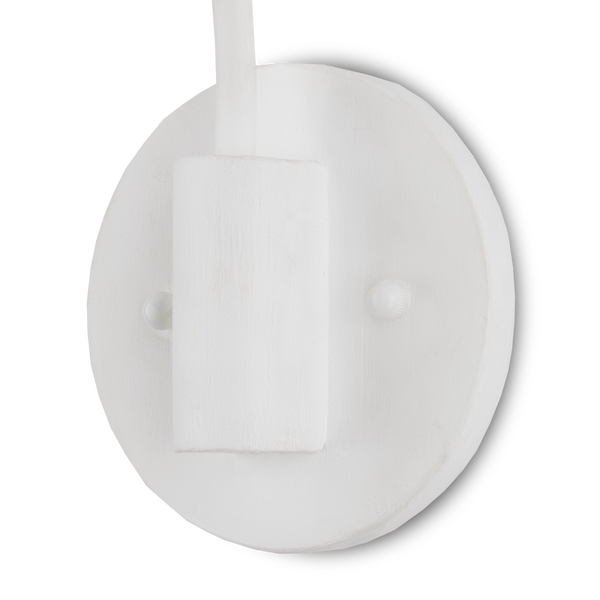 Basket White Swing-Arm Wall Sconce: Chic Coastal Design with Natural Woven Shade & Iron Frame