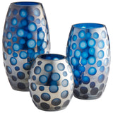 Quest Vase Blue 09460 Cyan Design