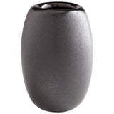Round Hylidea Vase  Black 09470 Cyan Design