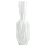 Infinity Origami Vase  White 09492 Cyan Design