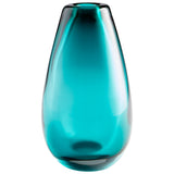 Blown Ocean Vase Blue 09494 Cyan Design