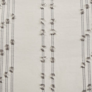 English Elm King/Cal King Kara Cotton Jacquard Duvet Cover Set — OEKO-TEX Eco-Friendly Striped & Diamond Bedding, Button Closure, Tie Corners, Easy Care Ivory 11.81 L x 9.84 W x 6.3 H B03596506