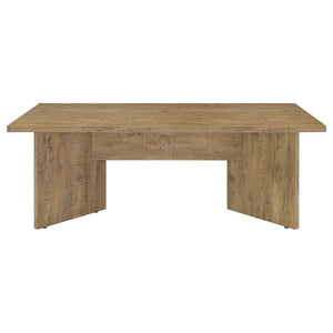 English Elm Larrabee Mango Brown Rectangular Dining Table - Modern Style, Durable Design, Seats 6-8 Comfortably B062P353240