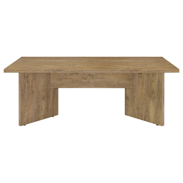 English Elm Larrabee Mango Brown Rectangular Dining Table - Modern Style, Durable Design, Seats 6-8 Comfortably B062P353240