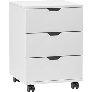 English Elm 3-drawer Rolling Wood File Cabinet with Locking Casters for Home Office Under Desk T3623P434196
