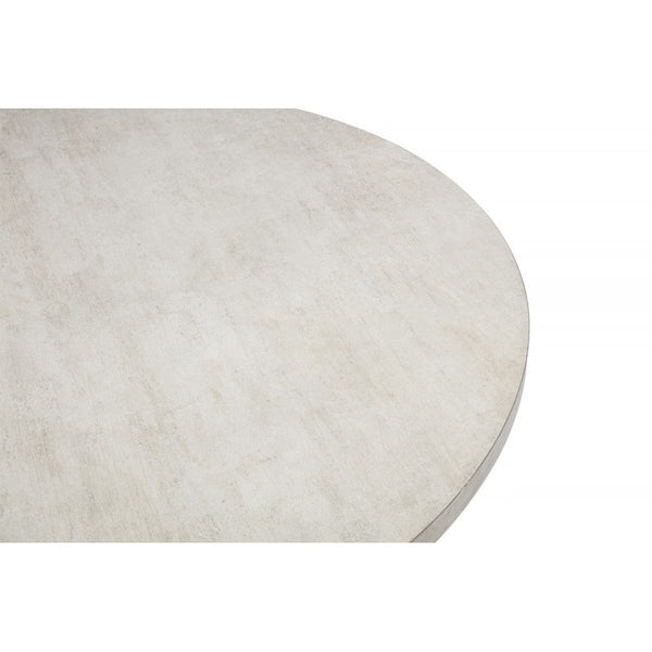 English Elm Contemporary 5-Piece Dining Set - Solid Wood Round Table & 4 Gray Upholstered Chairs For Style & Comfort B011S01842