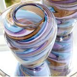 Borealis Vase Sky Blue Cafe Swirl 09523 Cyan Design