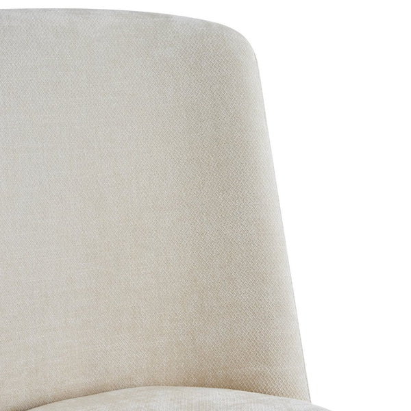 English Elm Indoor Upholstered Chenille Dining Chairs Set of 2 with High Back Rubberwood Base N779P370771B