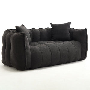 English Elm Soft Beanbag Chair For Two - High-Resilience Foam Comfort, Ideal For Gaming, Reading & Lounging W1996P309526-GIGA