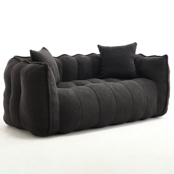 English Elm Soft Beanbag Chair For Two - High-Resilience Foam Comfort, Ideal For Gaming, Reading & Lounging W1996P309526-GIGA