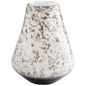 Orage Vase Blue and White 09541 Cyan Design