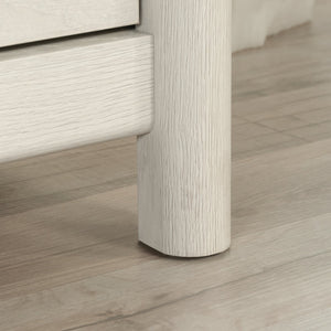 English Elm Dresser, Contemporary White Finish With Smooth Drawers – Ideal Storage For Bedroom & Guest Rooms! B356P402595