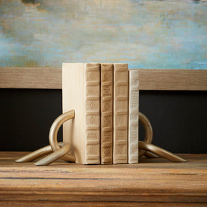 Goldie Locks Bookends Antique Silver Leaf 09581 Cyan Design