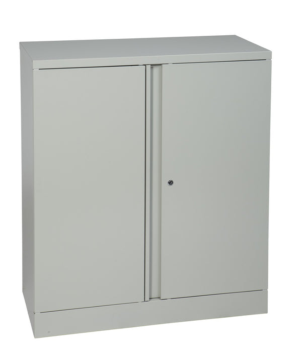 OSP Home Furnishings 42" Locking Office Storage Cabinet with Adjustable Shelves for Organized Workspaces ST423618-G