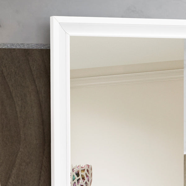 English Elm Madrid Contemporary Decorative Wall Mirror with Unique Shaped Frame, Laminate Wood Grain Finish, 37x46 inchesMadrid Contemporary Decorative Wall Mirror with Unique Shaped Frame, Laminate Wood Grain Finish, 37x46 inches White 3 L x 49 W x 39 H B078P286065