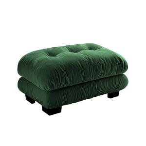 English Elm Pariss Chenille Upholstered Ottoman Plush Foam Seating for Modular Living Room Sofas W714P284895