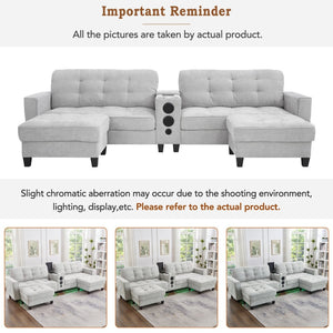 English Elm Swivel Barrel Accent Chair Chenille Tufted Round Club Seat for Living Room Lounge Light Grey N719S002290A