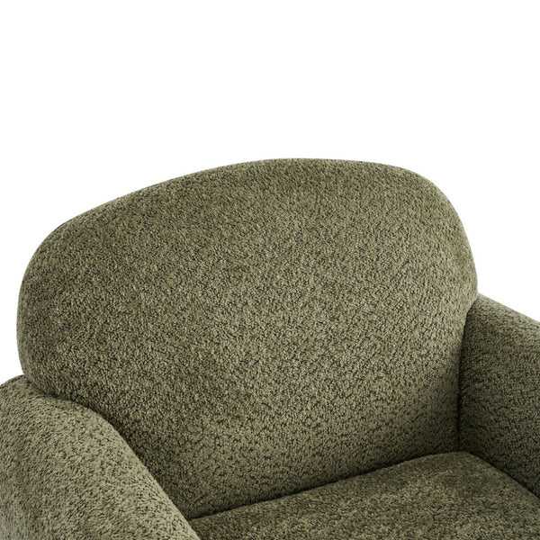 English Elm Rapallo Upholstered Accent Chair Plush Seat Modern Frame for Living Room or Entryway Olive Green N776P381488G