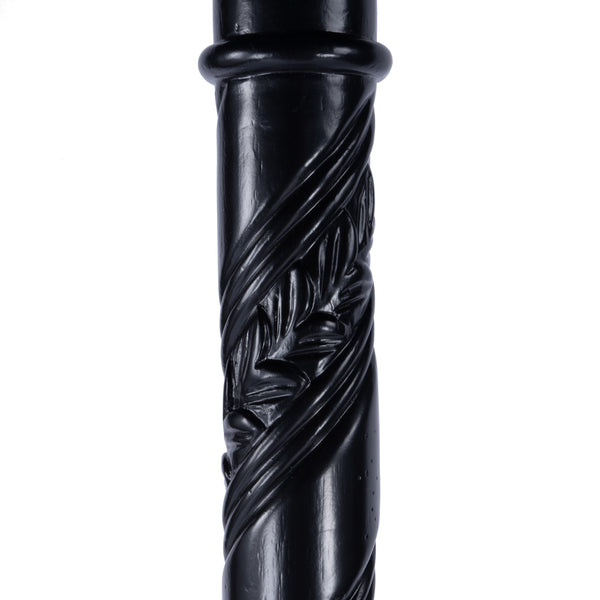 Butler Specialty Laird Elegant Free-standing Coat Rack With Umbrella Holder - Hand-carved Details For Entryway Style Black Rubberwood,Resin,Zinc 971111-butler