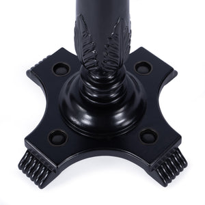 Butler Specialty Laird Elegant Free-standing Coat Rack With Umbrella Holder - Hand-carved Details For Entryway Style Black Rubberwood,Resin,Zinc 971111-butler