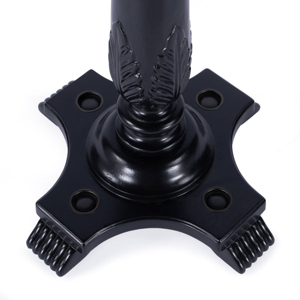 Butler Specialty Laird Elegant Free-standing Coat Rack With Umbrella Holder - Hand-carved Details For Entryway Style Black Rubberwood,Resin,Zinc 971111-butler