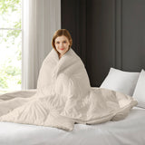 Madison Park Stay Puffed Casual Overfilled Down Alternative Comforter MP10-8445 Tan