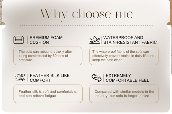 English Elm Modular Sectional Sofa - Versatile Sherpa Corduroy Couch With Space-Saving Design For Any Room W3622S00002