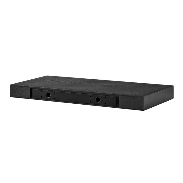 EuroStyle Barney Wall Mounted Floating Shelf Ash Veneer Display Unit for Modern Interiors Wenge 09740-WEN