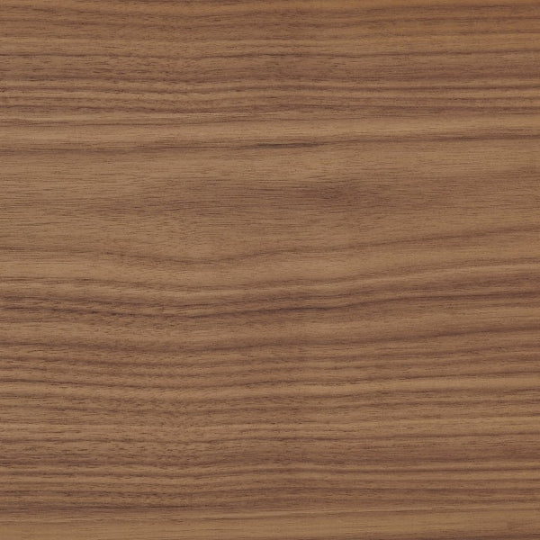 EuroStyle Barney Ash Veneer Floating Wall Shelf Minimalist Display for Living Room or Home Office Walnut 09742-WAL