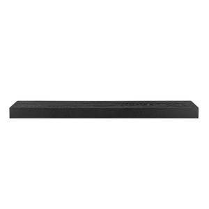 EuroStyle Barney Ash Veneer Floating Wall Shelf Minimalist Display for Living Room or Home Office Wenge 09742-WEN