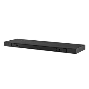 EuroStyle Barney Ash Veneer Floating Wall Shelf Minimalist Display for Living Room or Home Office Wenge 09742-WEN