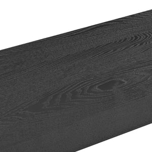 EuroStyle Barney Ash Veneer Floating Wall Shelf Minimalist Display for Living Room or Home Office Wenge 09742-WEN